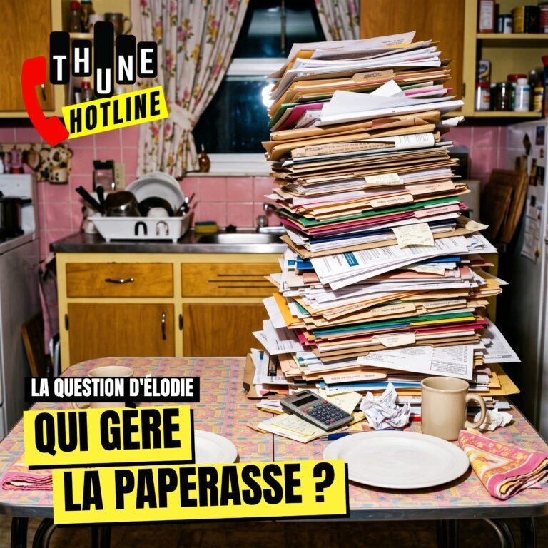 Thune Hotline, la question d'Élodie : qui gère la paperasse ?